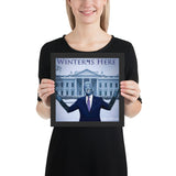 Biden King Framed Poster