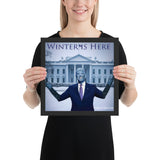 Biden King Framed Poster