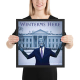 Biden King Framed Poster