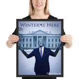 Biden King Framed Poster