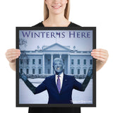 Biden King Framed Poster