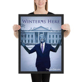 Biden King Framed Poster