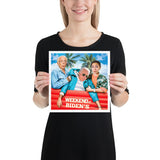 Weekend at Biden's Poster Featuring AOC and Bernie