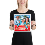 Weekend at Biden's Poster Featuring Kamala and Obama