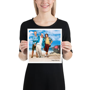 At The Beach Poster Featuring Nancy and Chuck