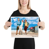 At The Beach Poster Featuring Nancy and Chuck