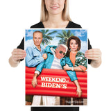 Weekend at Biden's Poster Featuring Nancy and Chuck