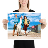 At The Beach Poster Featuring Nancy and Chuck