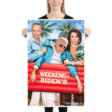 Weekend at Biden's Poster Featuring Nancy and Chuck