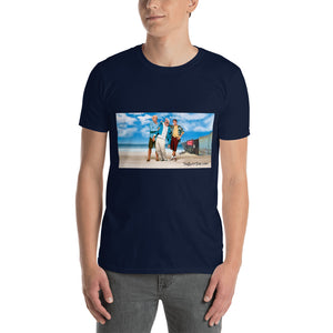 At The Beach Classic T-Shirt Featuring AOC and Bernie