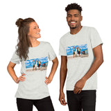 At The Beach Short-Sleeve Unisex T-Shirt Featuring AOC and Bernie