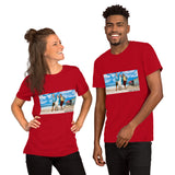 At The Beach Short-Sleeve Unisex T-Shirt Featuring Nancy and Chuck