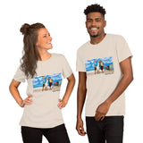 At The Beach Short-Sleeve Unisex T-Shirt Featuring Nancy and Chuck