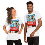 Weekend at Biden's Short-Sleeve Unisex T-Shirt Featuring AOC and Bernie